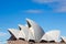 Sydney Opera House roof on a sunny day, detail