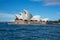 Sydney Opera House on a sunny day, view from the Dawes Point Reserve