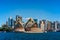 Sydney Opera House tourist landmark with Sydney CBD cityscape