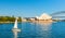 Sydney Opera House and a yacht in the Harbour - Australia