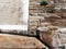 Sydney Sandstone Cliff and Retaining Wall, Australia