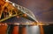 Sydney Skyline and Harbor Bridge at night