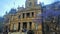 The Sydney Townhall surrounded by the beautiful Jacarandas in bloom, Sydney, NSW, Australia