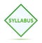 Syllabus modern abstract green diamond button