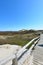 Sylt beach wooden bridge