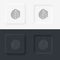 Symbiosis, smart, biology, neomorphism style, vector icon with button