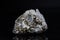 Symbiotic pyrite crystal druse rock sample