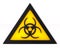 Symbol biohazard on white background. Isolated 3D illustration