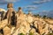 Symbol of Cappadocia - Fairy Chimney or Multihead stone mushrooms in Pasabag Valley, Anatolia,