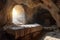 It is symbol of Christ's resurrection that tomb cave is empty