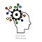 Symbol of Critical Thinking.  Concept for Web, Mobile or Apps.