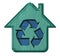 Symbol ecological house