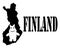 Symbol of Finland and map