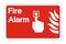 symbol Fire alarm control Symbol Sign on white background,vector illustration