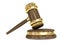 Symbol of justice - judicial 3d gavel