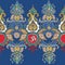 Symbol lord shiva om.pattern.blue background