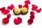 symbol of love with rose, chocolate, valentin\'s day