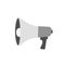 Symbol of megaphone. Black icon of loudspeaker. Concept of news, announce, propaganda, promotion, broadcast, media