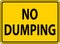 Symbol No Dumping Sign