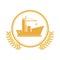 symbol orange ship icon