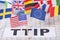 Symbol Photo Transatlantic Free Trade Agreement, TTIP
