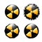 Symbol of radioactive contamination