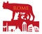 The Symbol Of Rome, Capitoline Wolf