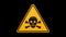 Symbol Toxic And Poisonous Yellow Sign Alpha Channel