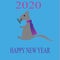 The symbol of the two thousand twentieth year of the rat