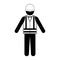 Symbol Wear Life Jacket Isolate On White Background