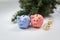 Symbol of year piggy bank pink and blue on white background