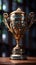 Symbolic champion\\\'s trophy, epitomizing success and the pursuit of excellence