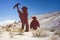 Symbolic Emblem of the Abandoned Miner\'s Ghost City Rhyolite in