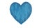 Symbolic heart made of jeans for the your of the text