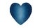 Symbolic heart made of jeans for the your of the text