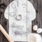 Symbolic image Easter cake with utensils on a dark wooden background.