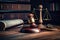Symbolic Justice: Judge\\\'s Gavel and Scales of Justice as Icons of the Courtroom - Generative AI