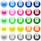 Symbolic link file icons in color glossy buttons