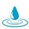 Symbolic water drop design (vector)