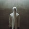 Symbolism Minimalism: The Ghost Humanoid In Haunting Composition