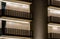 Symmetric Lighted balcony of a new building