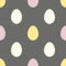 Symmetric seamless easter egg pattern