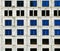 Symmetric windows at construction site background