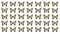 Symmetrical geometric pattern of swallowtail butterflies. colorful swallowtail butterflies isolated on white
