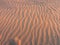 Symmetrical lines in sand dune