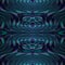 Symmetrical mystical linear abstract vector background with optical illusion.