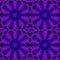 Symmetrical Pattern In Blue And Purple