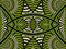 Symmetrical Textured Background with Spirals. Gray and green pal