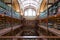 Symmetrical view of the library at the Rijksmuseum