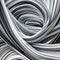 A symphony of flowing ribbons and curves, intertwining and dancing in graceful harmony5, Generative AI